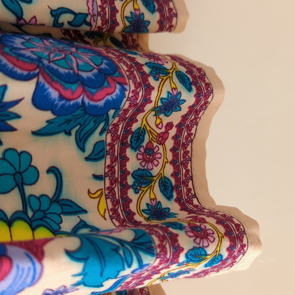 Mora Floral Bird Boho Mini Dress M - Picture 14 of 16